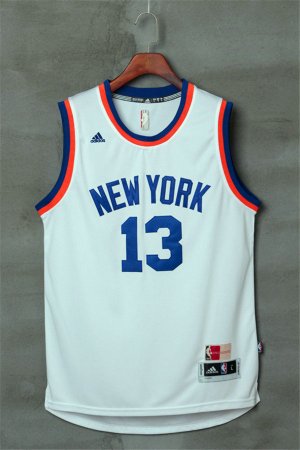 Maillot De Basket New York Knicks Joakim Noah 13 Retro Blanc